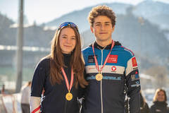 Jeannine Rosner (USCI) und Alexander Farthofer (SC Latella Wörgl)