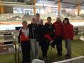 Viktoria Schinnerl, Anna Rokita, Mathias Hauer, Robert Binna, Armin Hager, Viola Feichtner und Miriam Hager bei den Sprintmeisterschaften in Inzell.